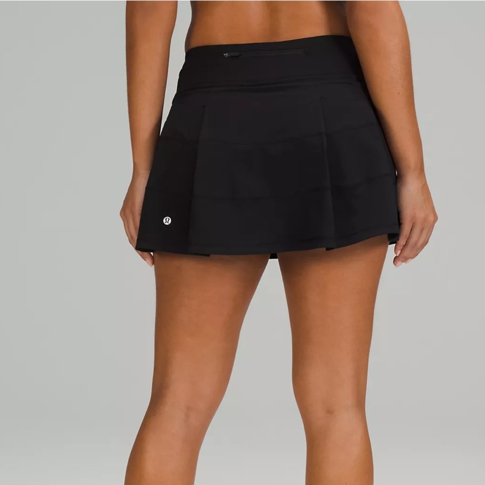 Black Lululemon Pace Rival Skirt